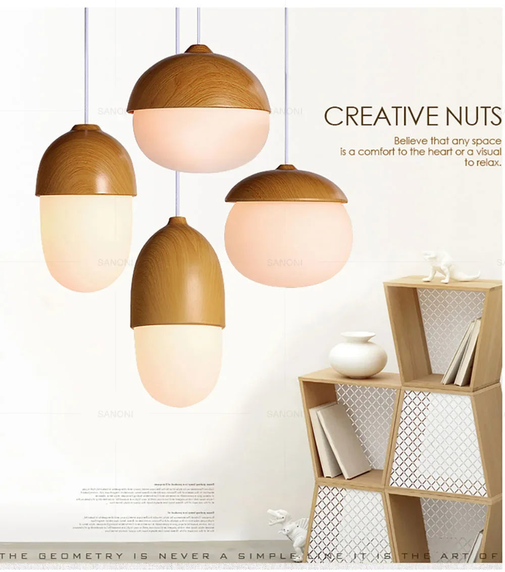 Luminaire Élégant en Bois de DAMIASMILA IL237864-ILLUMEEN.COM