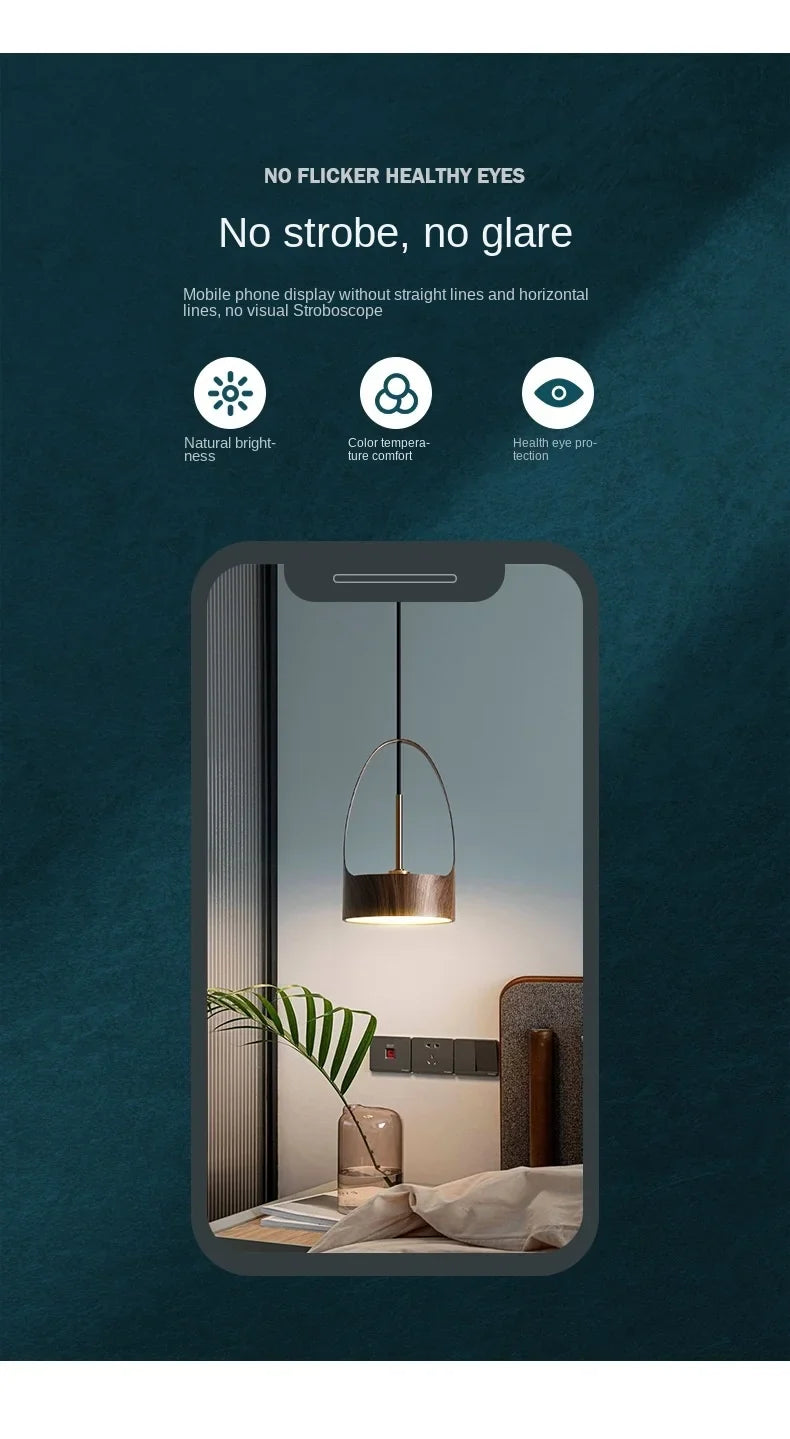 Luminaire Élégant en Bois de Noyer Design Nordique IL527384-ILLUMEEN.COM