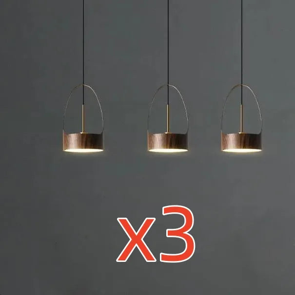 Luminaire Élégant en Bois de Noyer Design Nordique IL527384-ILLUMEEN.COM