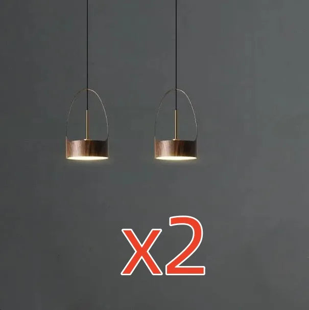 Luminaire Élégant en Bois de Noyer Design Nordique IL527384-ILLUMEEN.COM