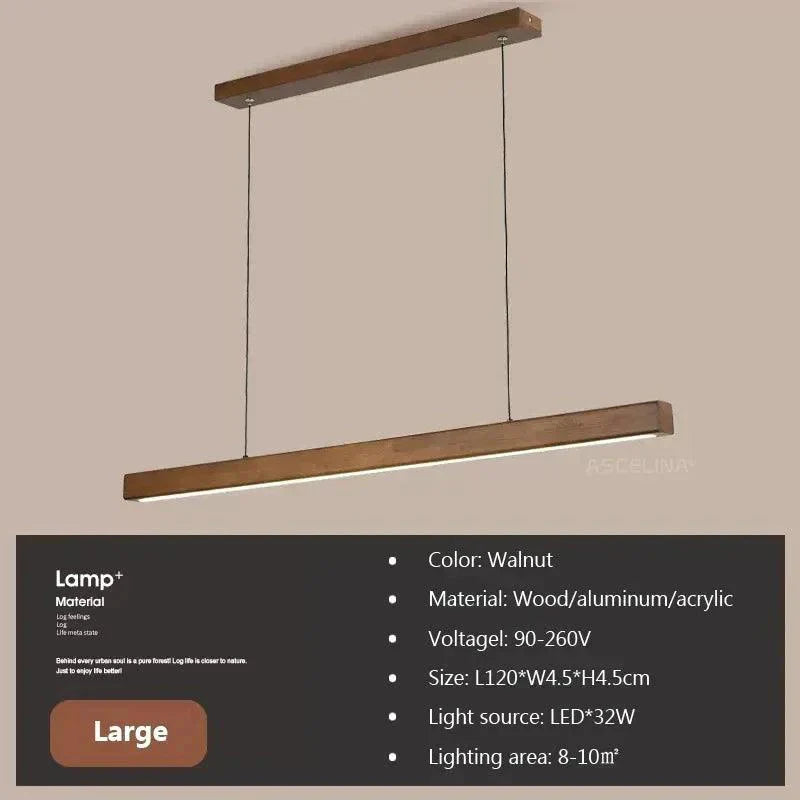 Luminaire Élégant en Bois Épuré IL297364-ILLUMEEN.COM
