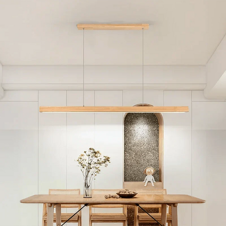 Luminaire Élégant en Bois Épuré IL297364-ILLUMEEN.COM