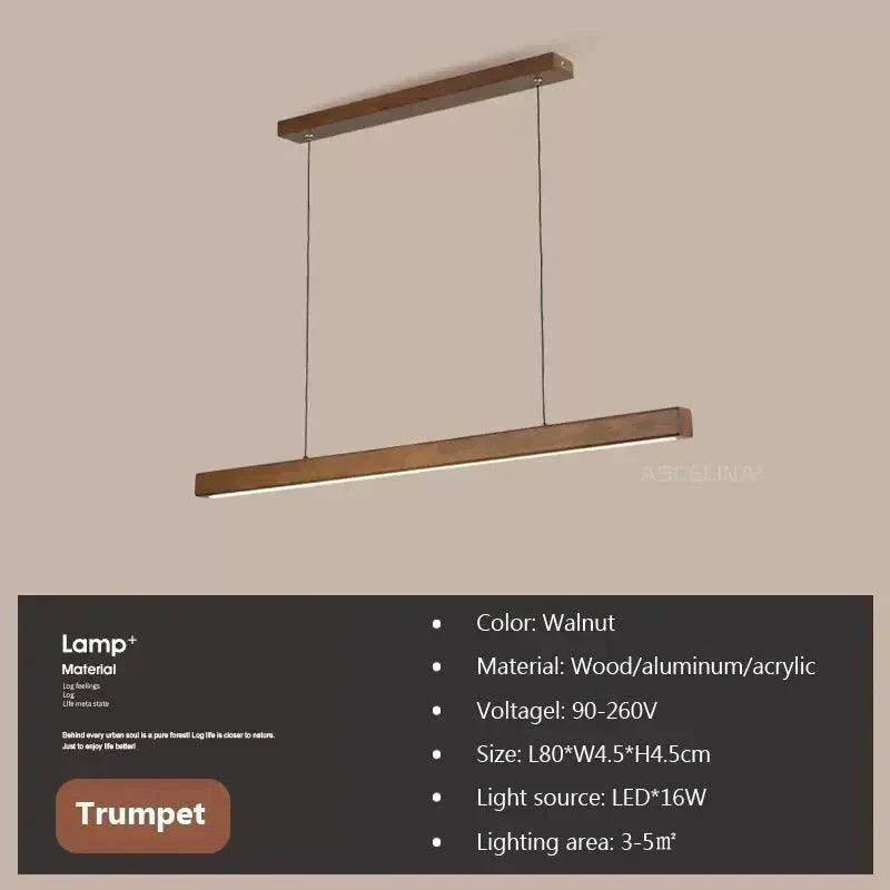 Luminaire Élégant en Bois Épuré IL297364-ILLUMEEN.COM