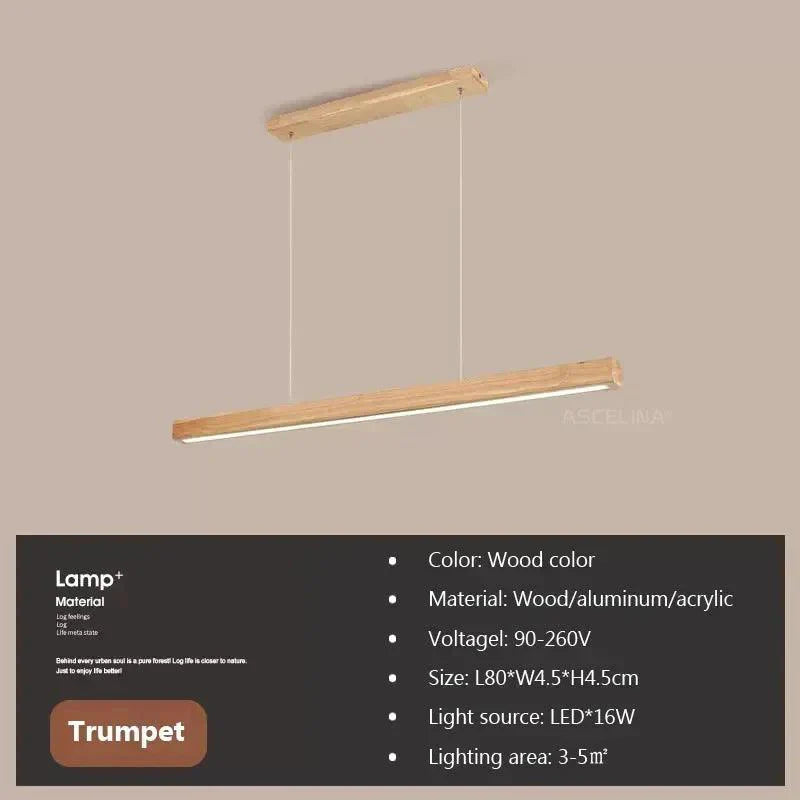 Luminaire Élégant en Bois Épuré IL297364-ILLUMEEN.COM