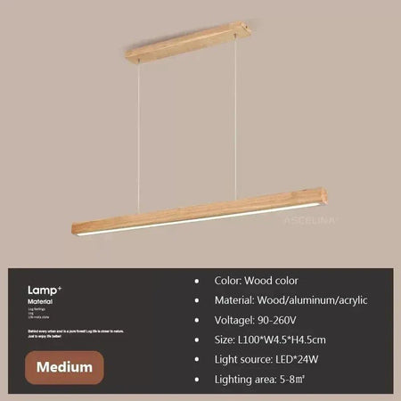 Luminaire Élégant en Bois Épuré IL297364-ILLUMEEN.COM