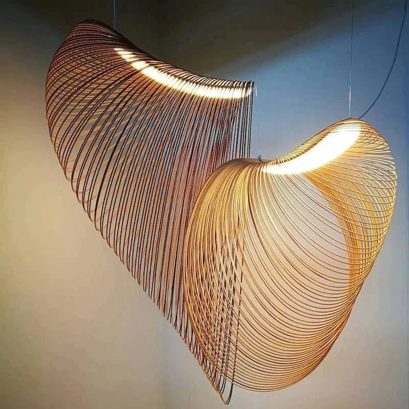 Luminaire Élégant en Bois LED Personnalisable IL385720-ILLUMEEN.COM