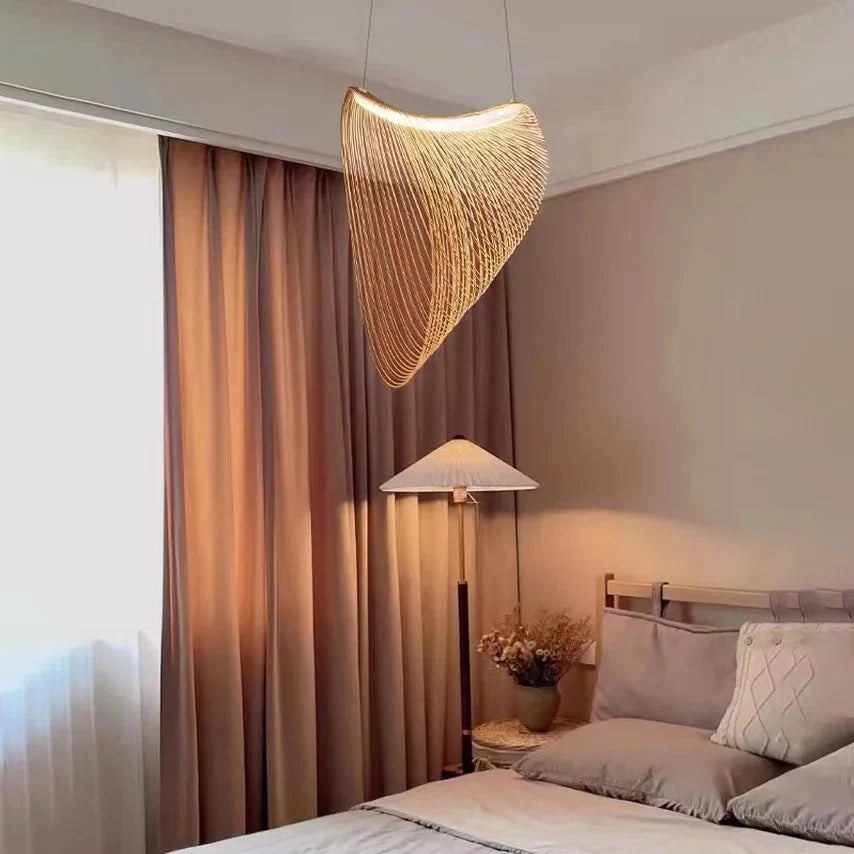 Luminaire Élégant en Bois LED Personnalisable IL385720-ILLUMEEN.COM