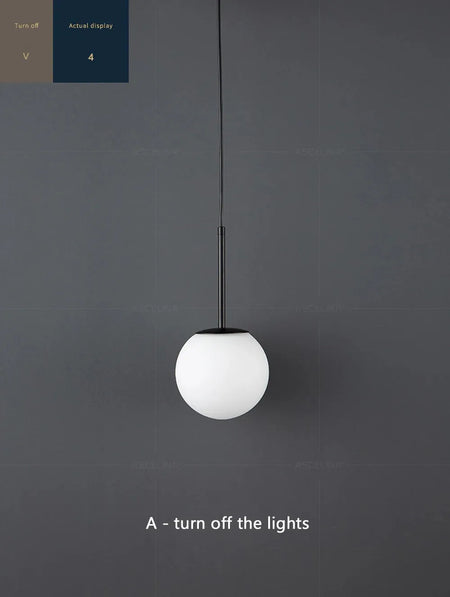 Luminaire Élégant en Boule Dorée - IL198374-ILLUMEEN.COM
