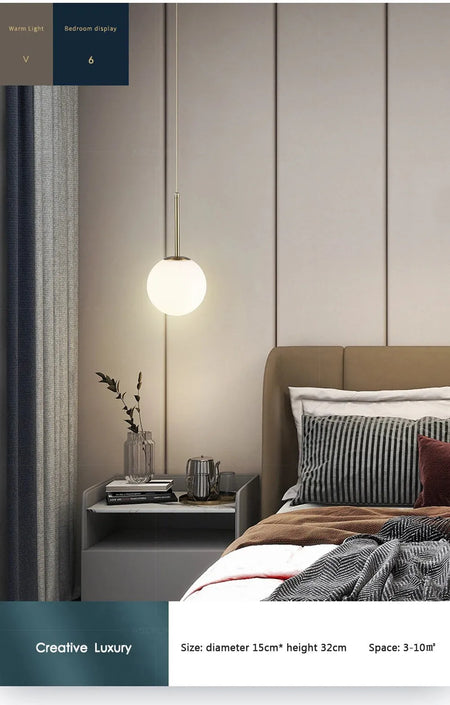 Luminaire Élégant en Boule Dorée - IL198374-ILLUMEEN.COM