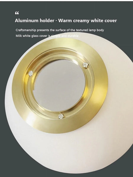 Luminaire Élégant en Boule Dorée - IL198374-ILLUMEEN.COM