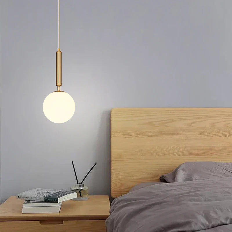 Luminaire Élégant en Boule Dorée - IL198374-ILLUMEEN.COM