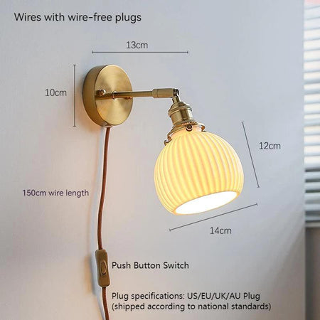Luminaire Élégant en Céramique Japonaise IL582739-ILLUMEEN.COM