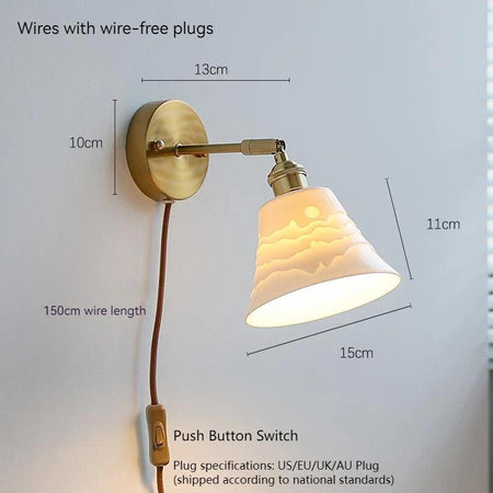 Luminaire Élégant en Céramique Japonaise IL582739-ILLUMEEN.COM