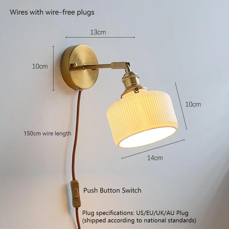 Luminaire Élégant en Céramique Japonaise IL582739-ILLUMEEN.COM
