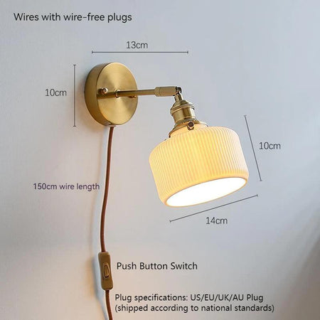 Luminaire Élégant en Céramique Japonaise IL582739-ILLUMEEN.COM
