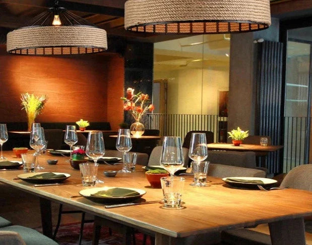 Luminaire Élégant en Chanvre Rétro IL487352-ILLUMEEN.COM
