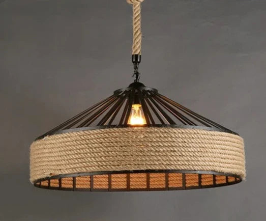 Luminaire Élégant en Chanvre Rétro IL487352-ILLUMEEN.COM
