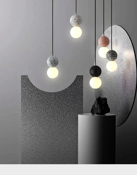 Luminaire Élégant en Ciment - Chic et Moderne IL527480-ILLUMEEN.COM