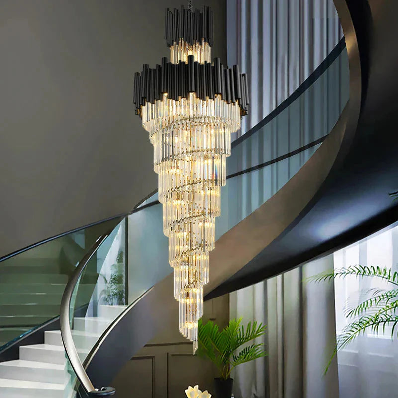 Luminaire Élégant en Cristal avec Finitions Dorées IL482017-ILLUMEEN.COM