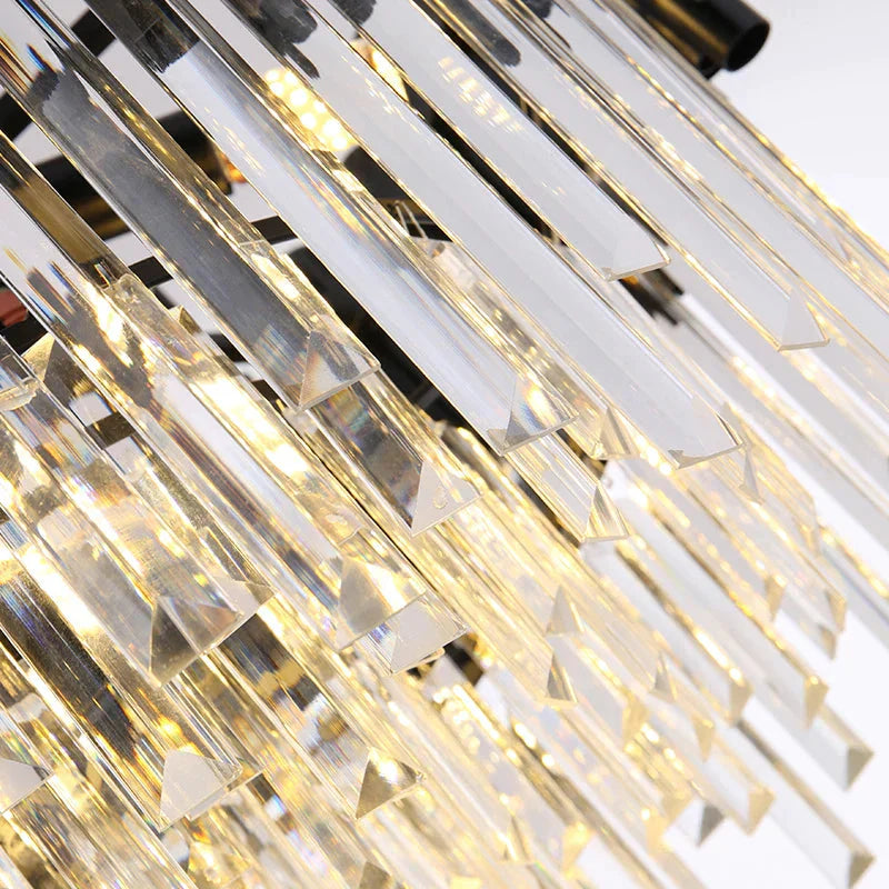 Luminaire Élégant en Cristal avec Finitions Dorées IL482017-ILLUMEEN.COM