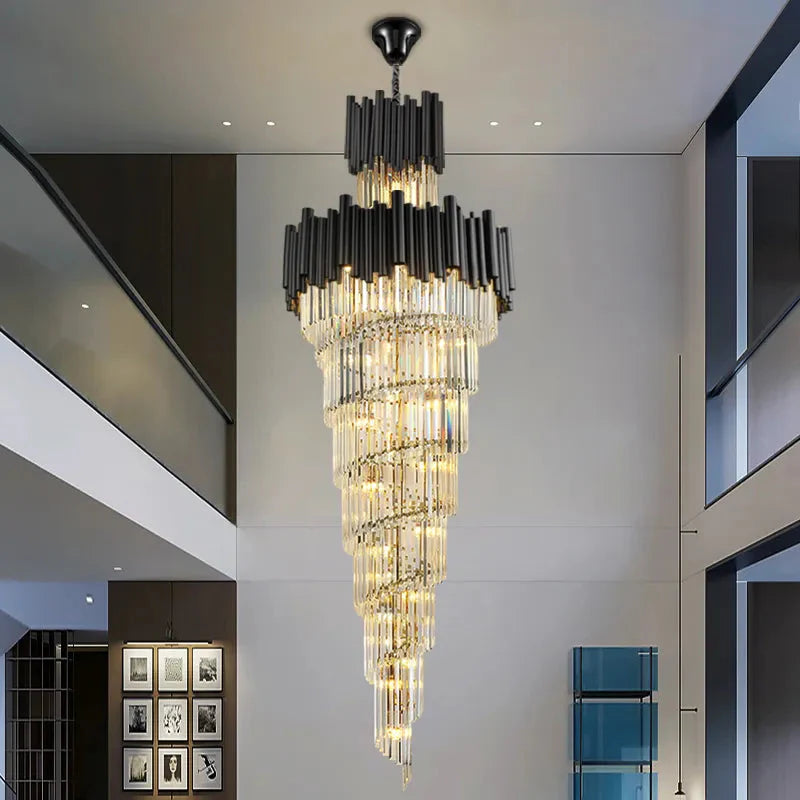 Luminaire Élégant en Cristal avec Finitions Dorées IL482017-ILLUMEEN.COM