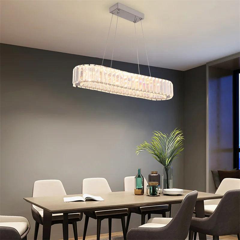 Luminaire Élégant en Cristal avec Télécommande IL123456-ILLUMEEN.COM
