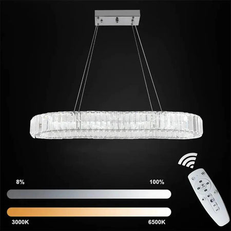 Luminaire Élégant en Cristal avec Télécommande IL123456-ILLUMEEN.COM