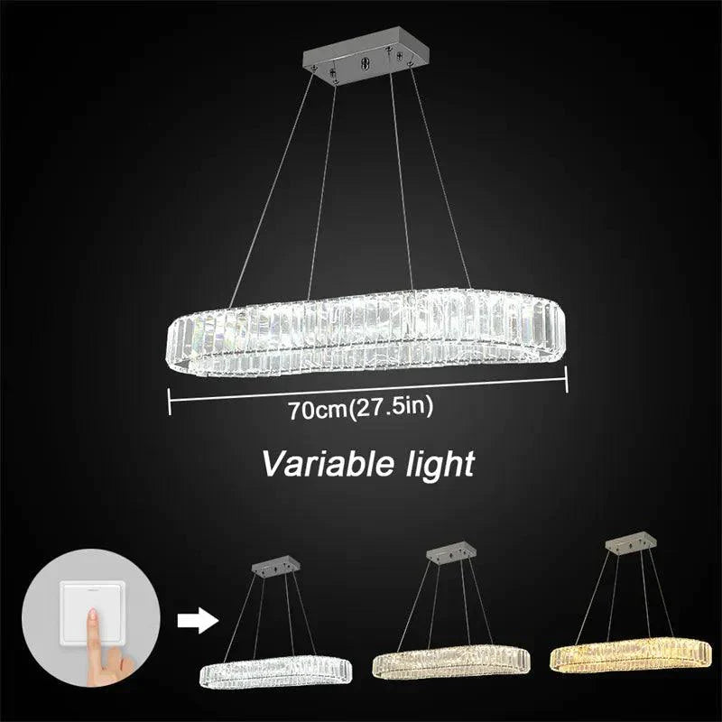 Luminaire Élégant en Cristal avec Télécommande IL123456-ILLUMEEN.COM