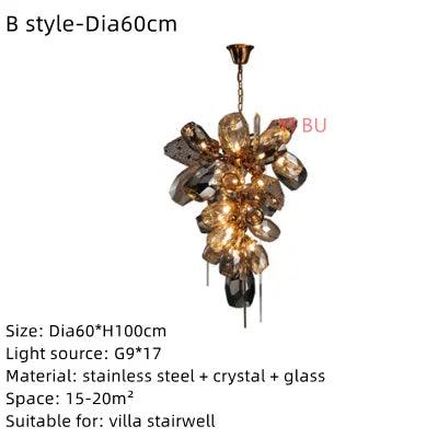 Luminaire Élégant en Cristal - Design Luxe IL582347-ILLUMEEN.COM