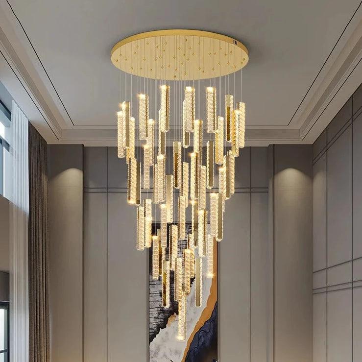 Luminaire Élégant en Cristal et Acier Inoxydable IL573829-ILLUMEEN.COM