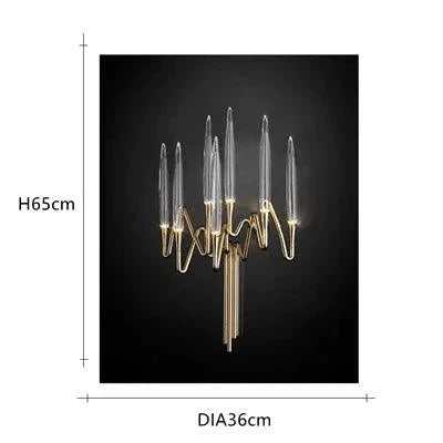Luminaire Élégant en Cristal et Fer IL569483-ILLUMEEN.COM