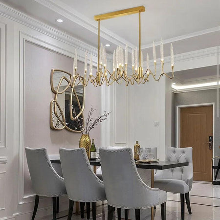 Luminaire Élégant en Cristal et Fer IL569483-ILLUMEEN.COM