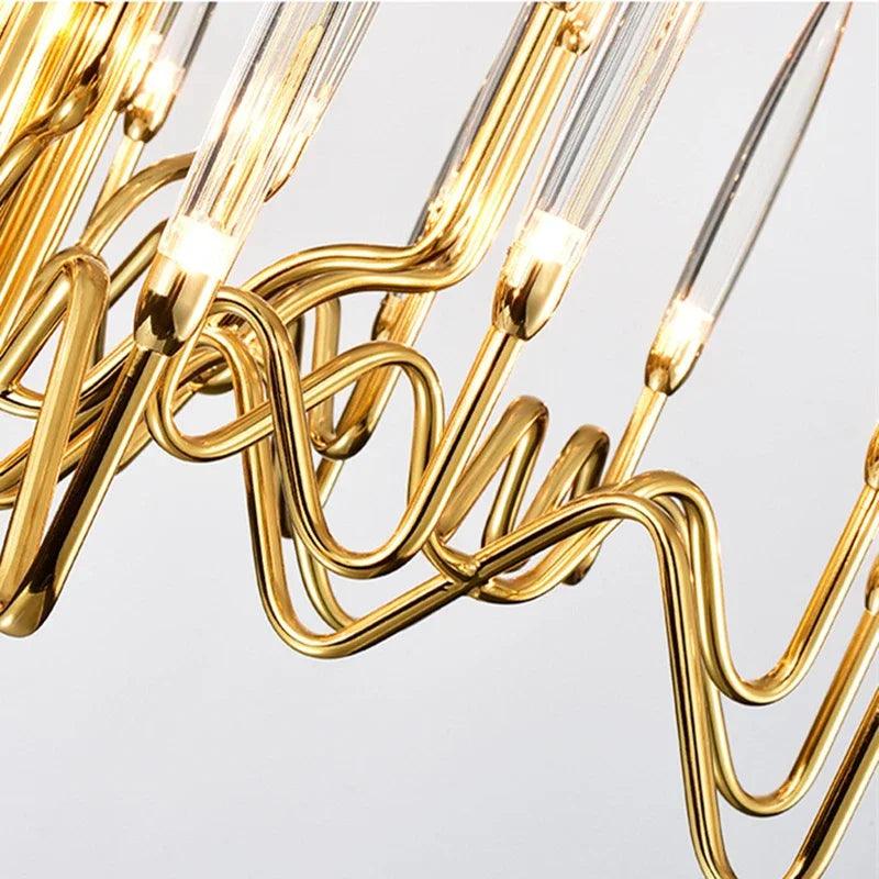 Luminaire Élégant en Cristal et Fer IL569483-ILLUMEEN.COM