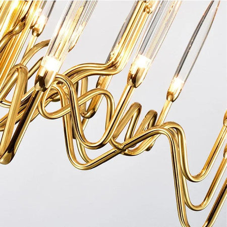 Luminaire Élégant en Cristal et Fer IL569483-ILLUMEEN.COM