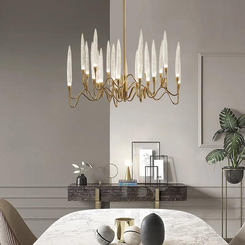 Luminaire Élégant en Cristal et Fer IL569483-ILLUMEEN.COM