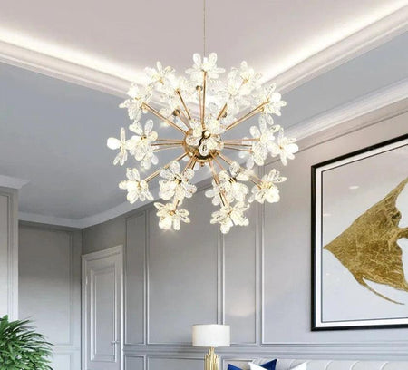 Luminaire Élégant en Cristal et Fer, IL582049-ILLUMEEN.COM