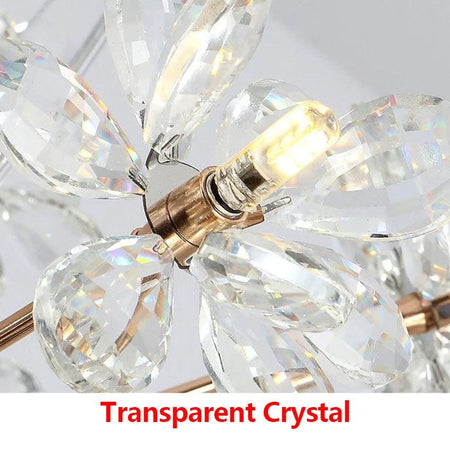 Luminaire Élégant en Cristal et Fer, IL582049-ILLUMEEN.COM