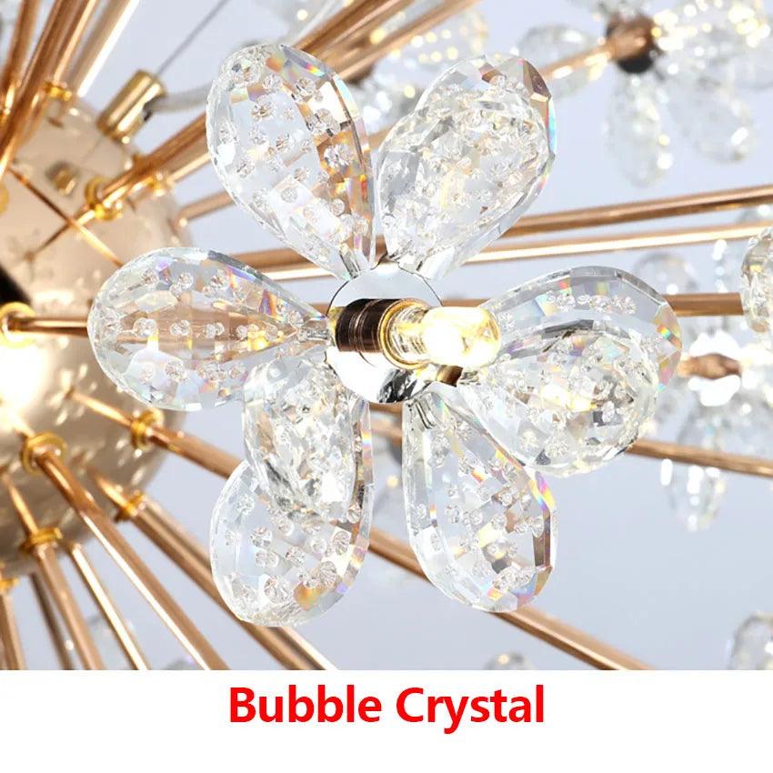 Luminaire Élégant en Cristal et Fer, IL582049-ILLUMEEN.COM