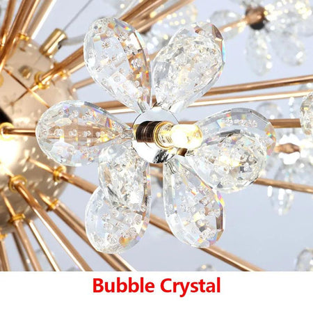 Luminaire Élégant en Cristal et Fer, IL582049-ILLUMEEN.COM