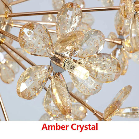 Luminaire Élégant en Cristal et Fer, IL582049-ILLUMEEN.COM