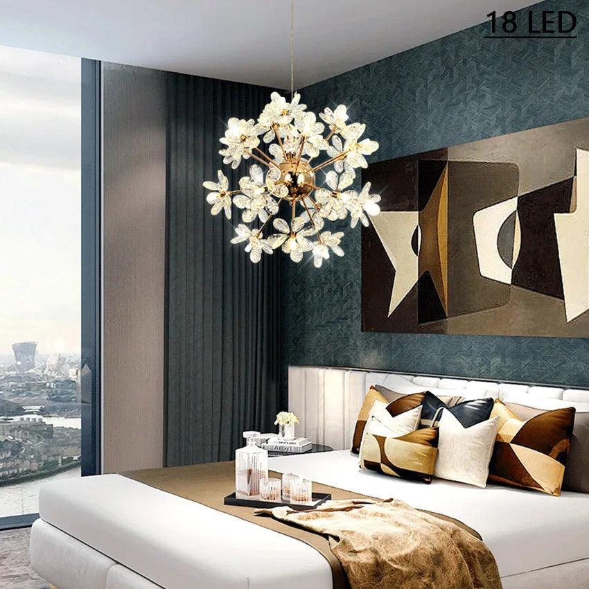 Luminaire Élégant en Cristal et Fer, IL582049-ILLUMEEN.COM