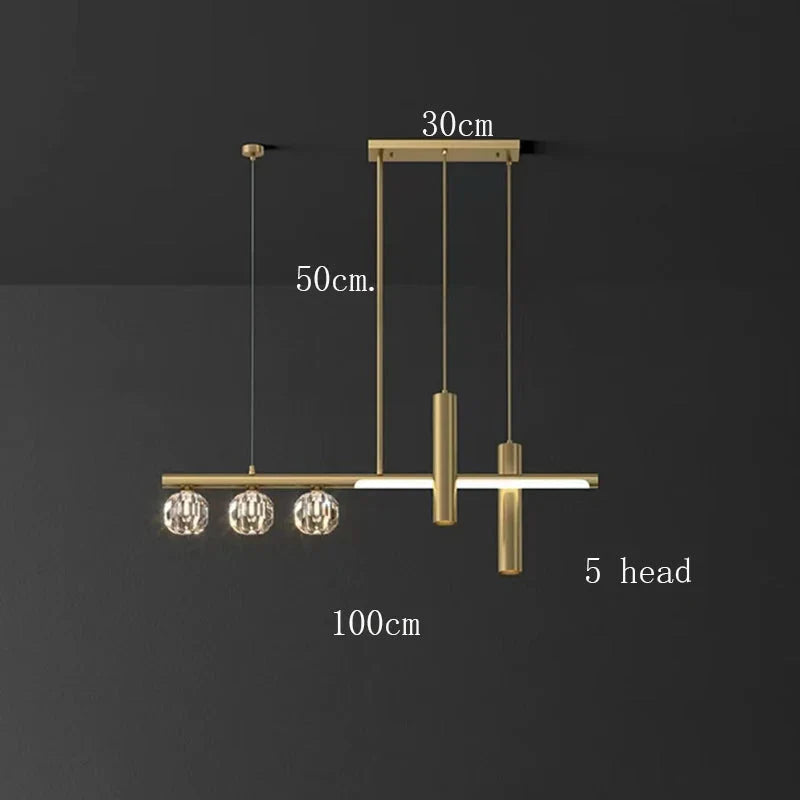 Luminaire Élégant en Cristal et Ferronnerie IL482736-ILLUMEEN.COM