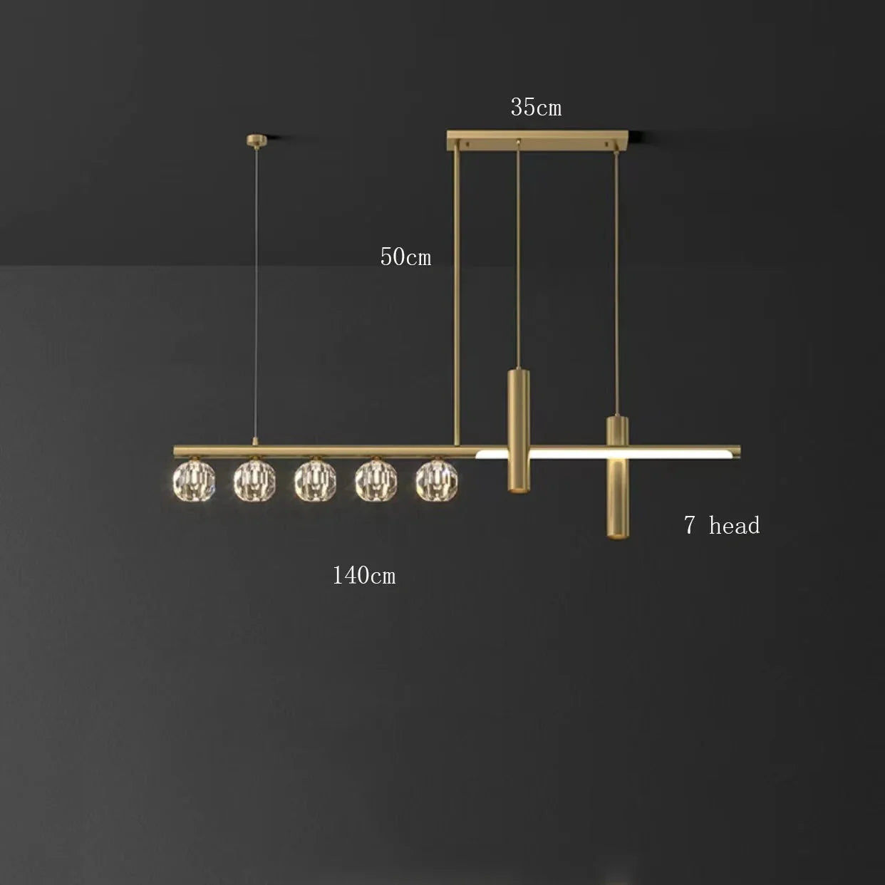 Luminaire Élégant en Cristal et Ferronnerie IL482736-ILLUMEEN.COM