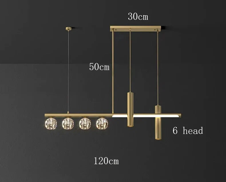 Luminaire Élégant en Cristal et Ferronnerie IL482736-ILLUMEEN.COM