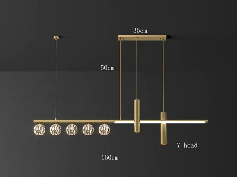 Luminaire Élégant en Cristal et Ferronnerie IL482736-ILLUMEEN.COM