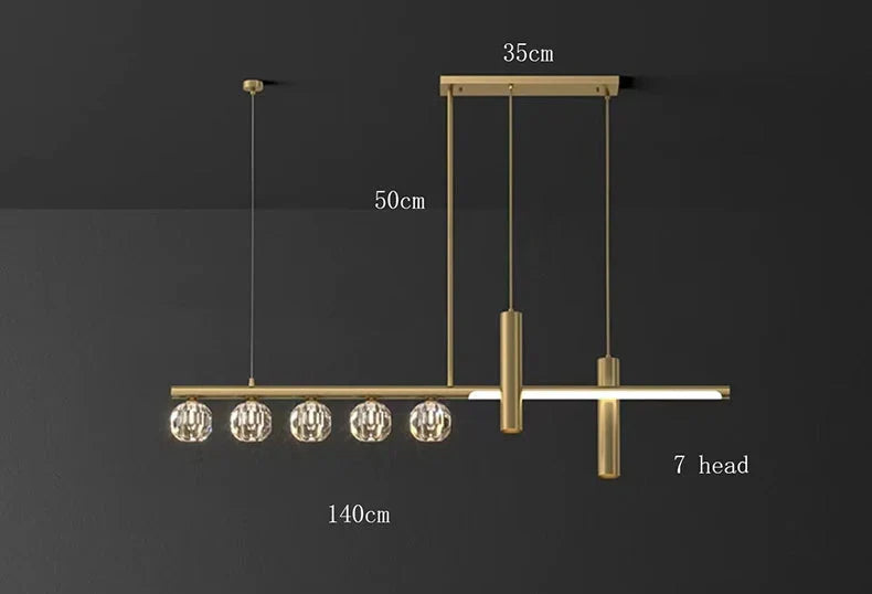 Luminaire Élégant en Cristal et Ferronnerie IL482736-ILLUMEEN.COM
