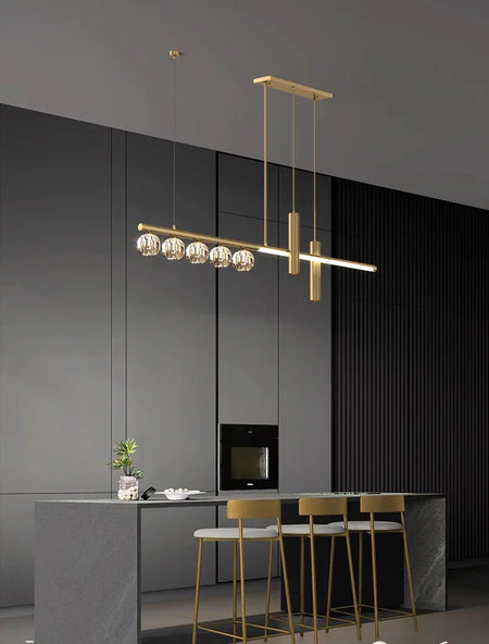 Luminaire Élégant en Cristal et Ferronnerie IL482736-ILLUMEEN.COM