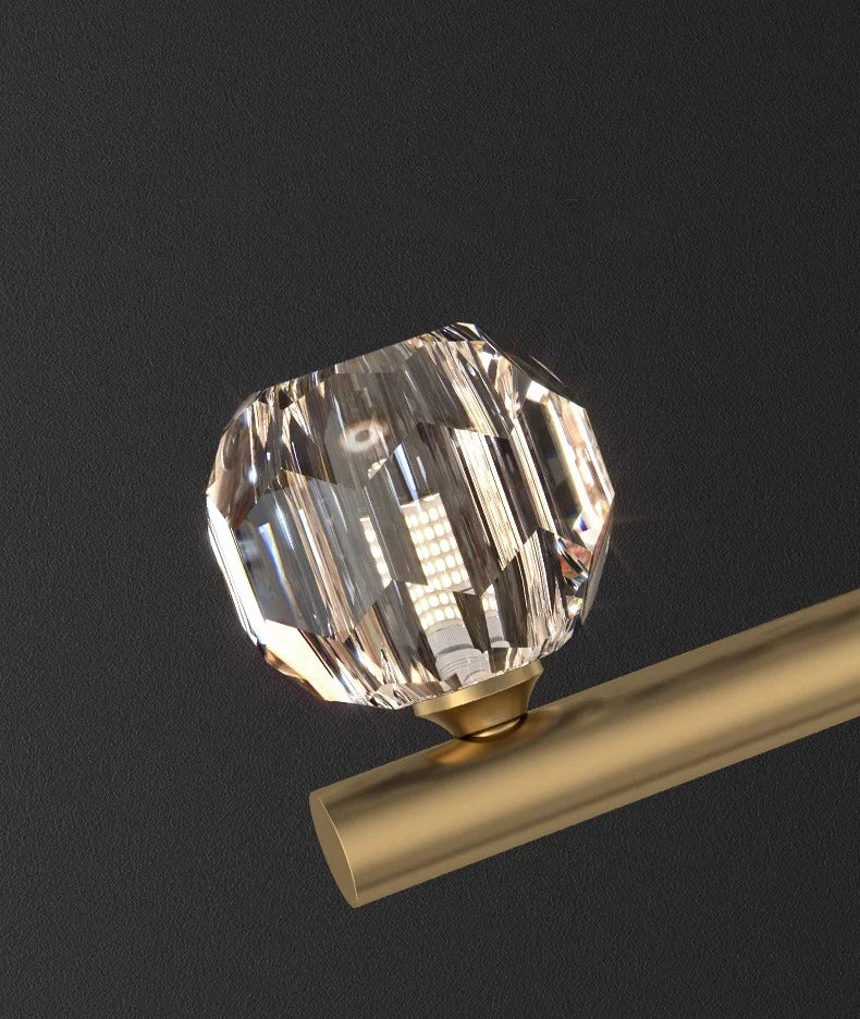Luminaire Élégant en Cristal et Ferronnerie IL482736-ILLUMEEN.COM