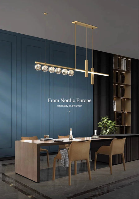 Luminaire Élégant en Cristal et Ferronnerie IL482736-ILLUMEEN.COM