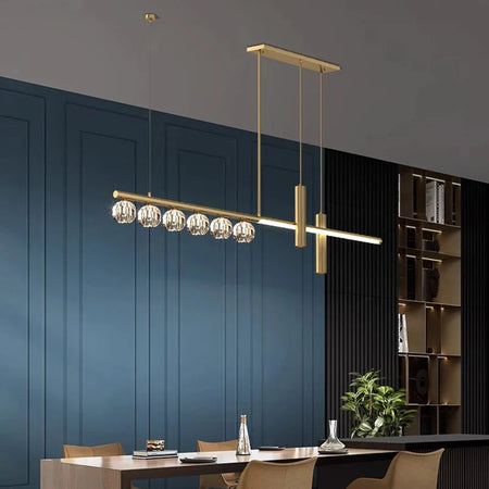 Luminaire Élégant en Cristal et Ferronnerie IL482736-ILLUMEEN.COM